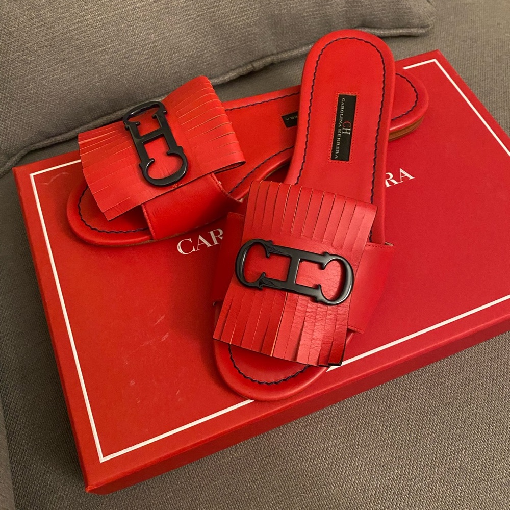 NWT CH Carolina Herrera Sandals size 38